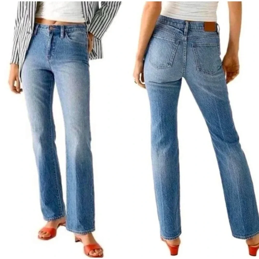 J. CREW Full-Length Demi-Boot Jean in Emporio Wash BF659